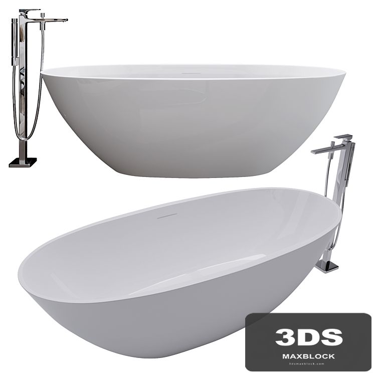Free-Standing Bath Wila I Marmorin