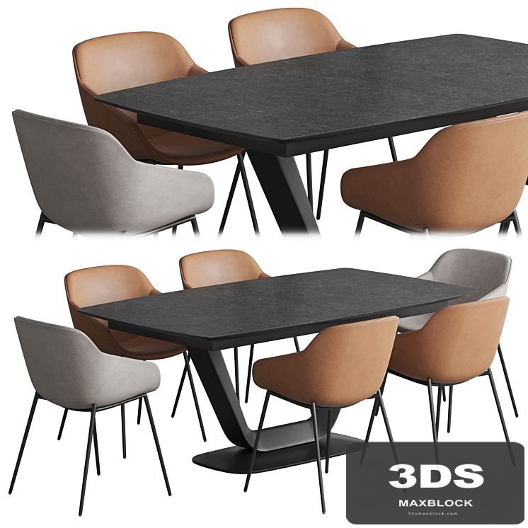 Alicante table Vienna chair Boconcept
