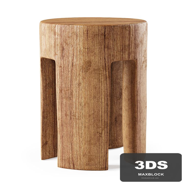 Wooden stool By Pols Potten / Wooden stool