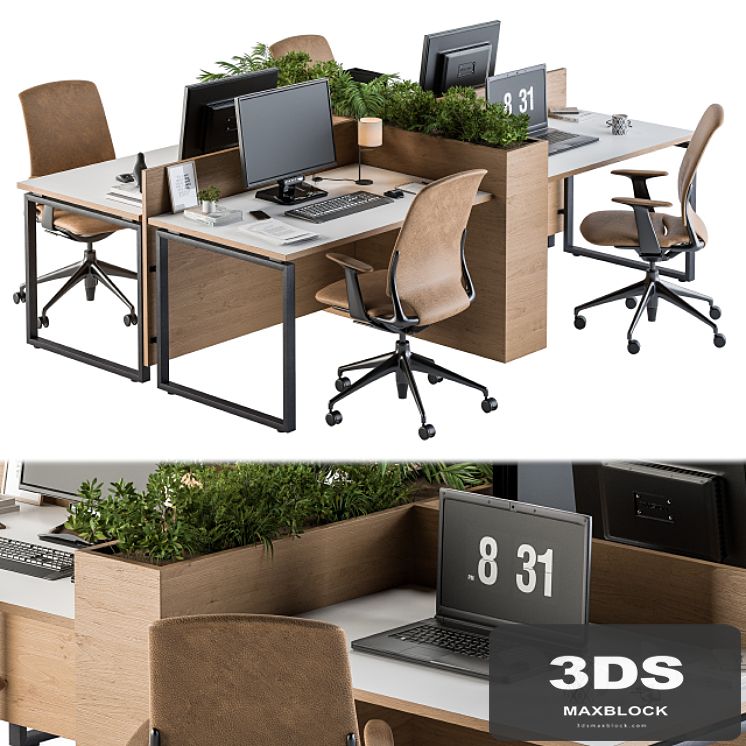 Office Furniture - employee Set 21