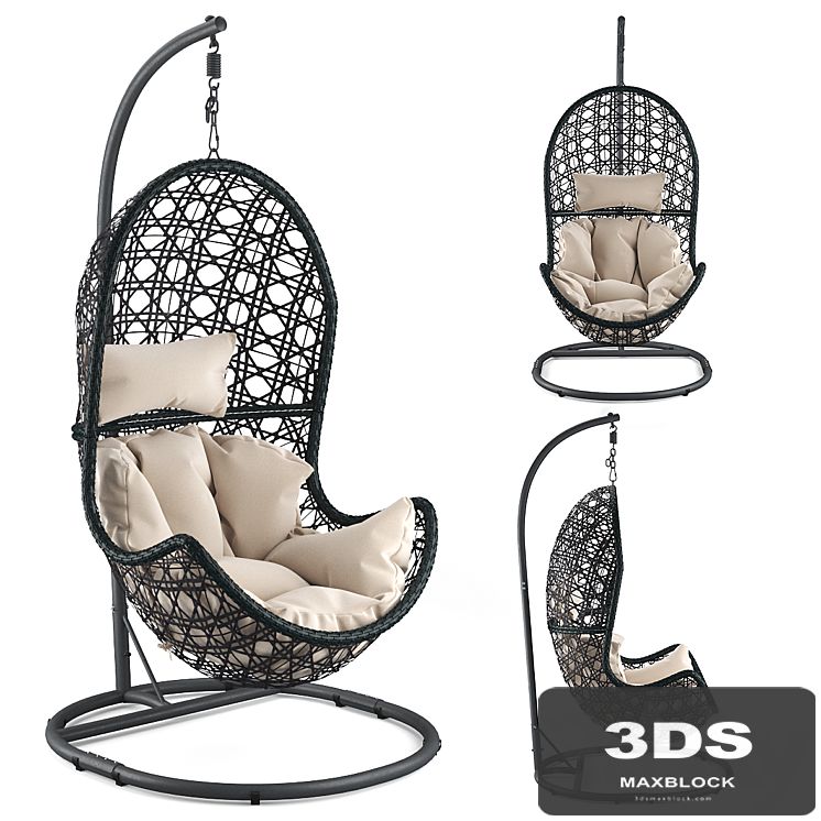 Hanging Chair Brayden Studio Abrams Hanging Egg Chair