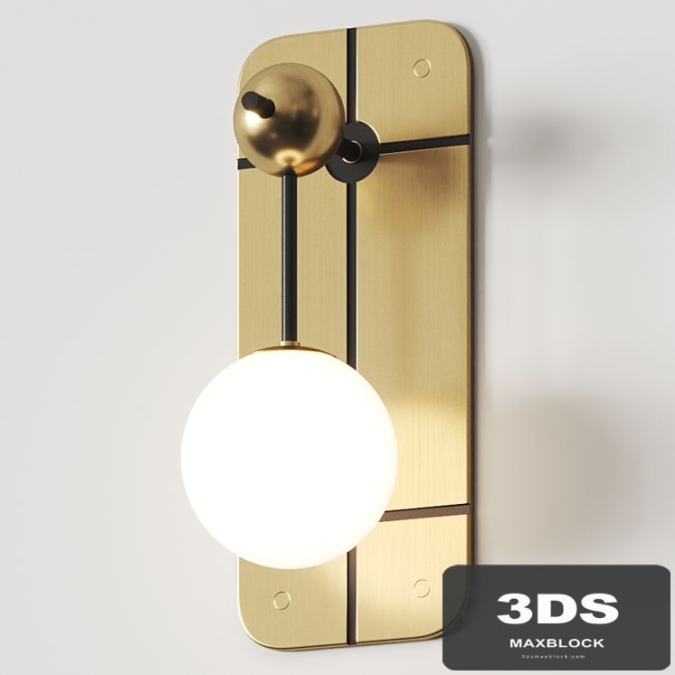 Bert Frank Rift / Lampatron Knock Wall Lamp