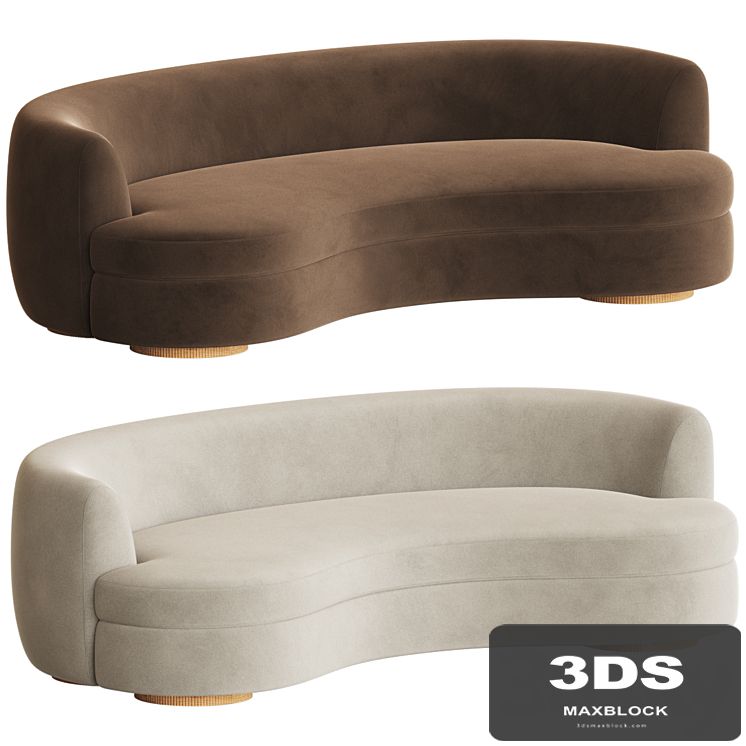 Sennen Curved Sofa Sedilia