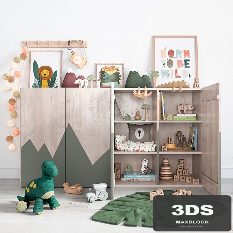 Decor set for children's rooms
