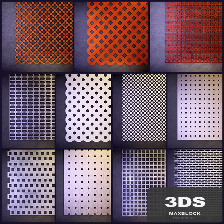 Perforated panel