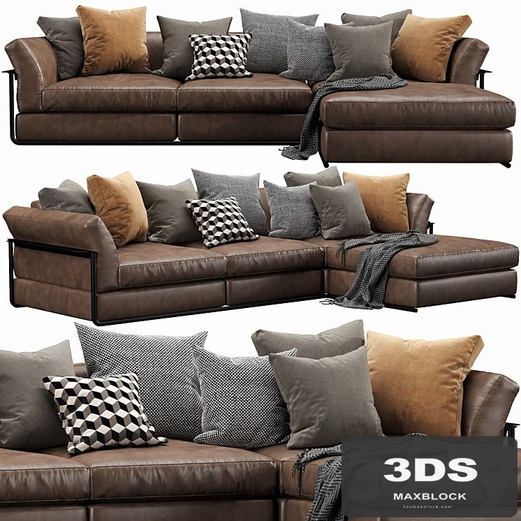 Flexform Zeno Chaise Lounge
