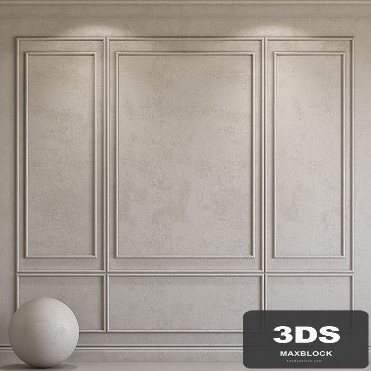 Decorative plaster with molding 134
