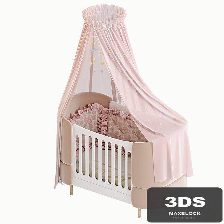 KIDI Soft transforming bed (beige)