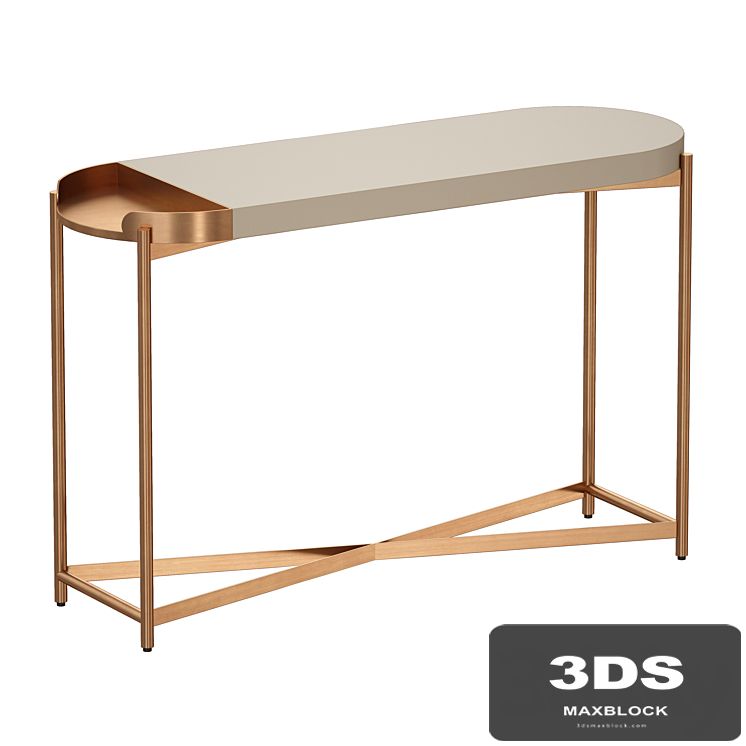 Laurie White Console Table (Crate and Barrel)