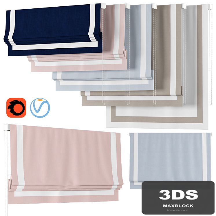 Roman Curtains 54 | Rh Baby & child | APPLIQUÉD FRAME