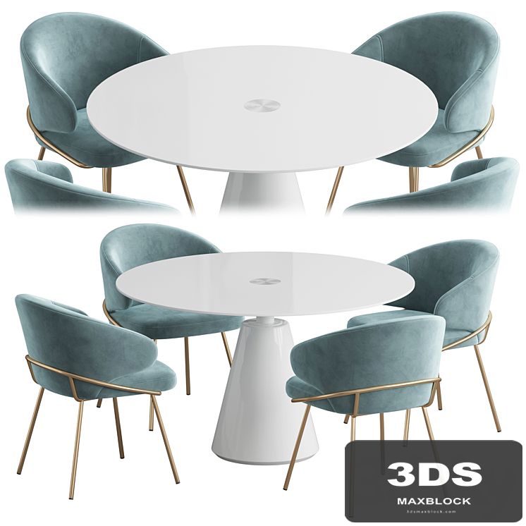 Boconcept Madrid table Kinley chair