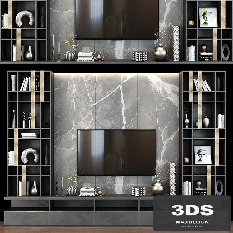 TV shelf set 306