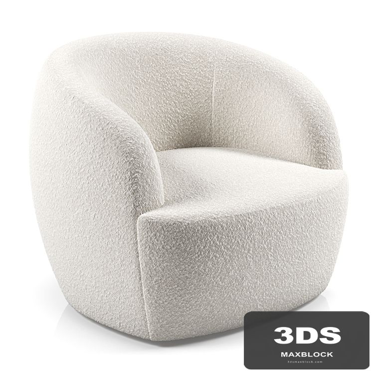 gwyneth ivory boucle chair