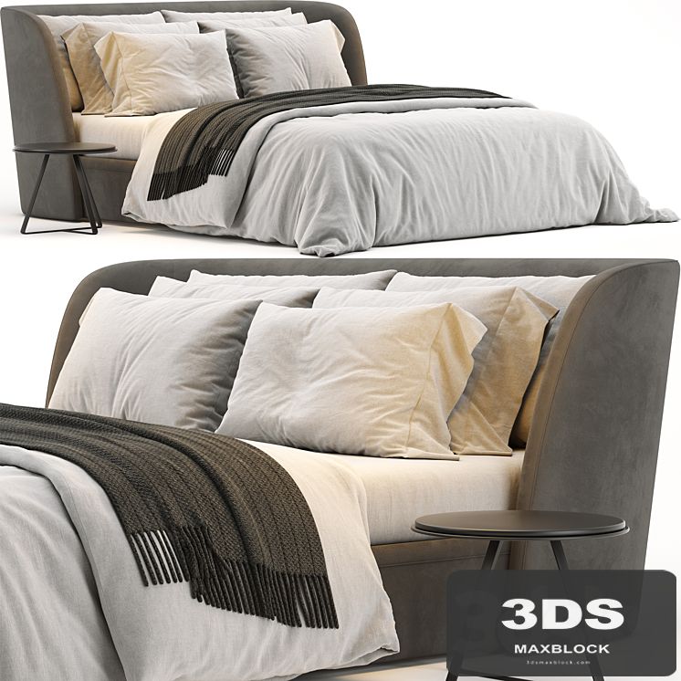 Rolf Benz 1400 Tondo Fabric Bed