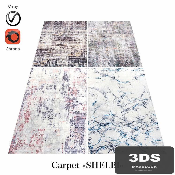 Chinese synthetic carpets "SHELBI"