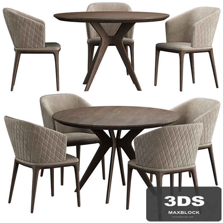 LOUISE Chair Clark Table