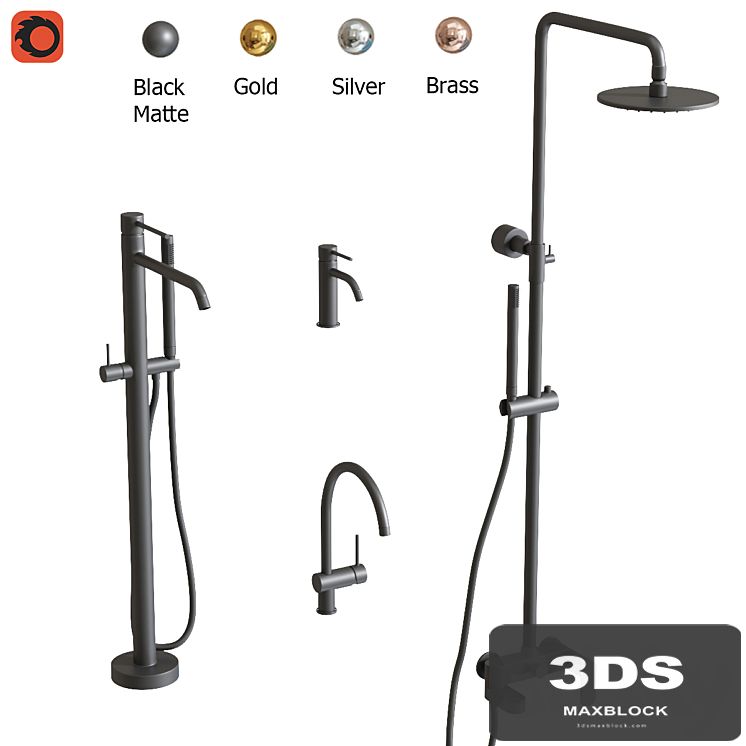 Paffoni Mixer Set