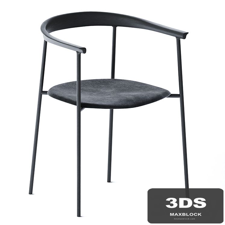 Arc Upholstered Chair by TAKT