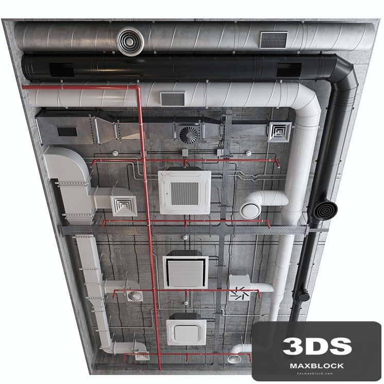Ventilation system set 01