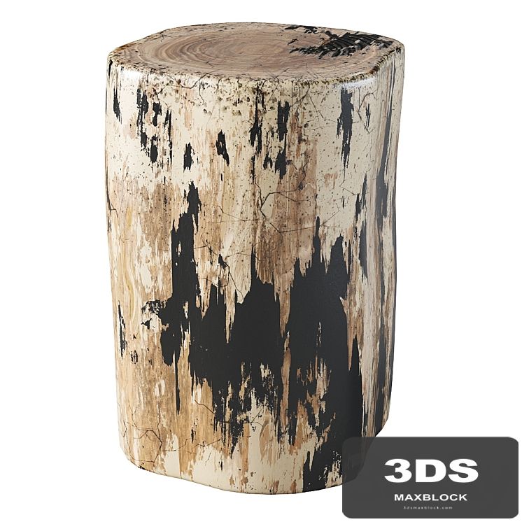 Petrified Log Stool 2nd