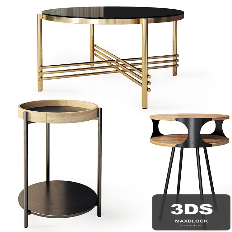 Coffee table Ismena, Kirby, Rolo from Angstrem. Coffee table by Angstrem