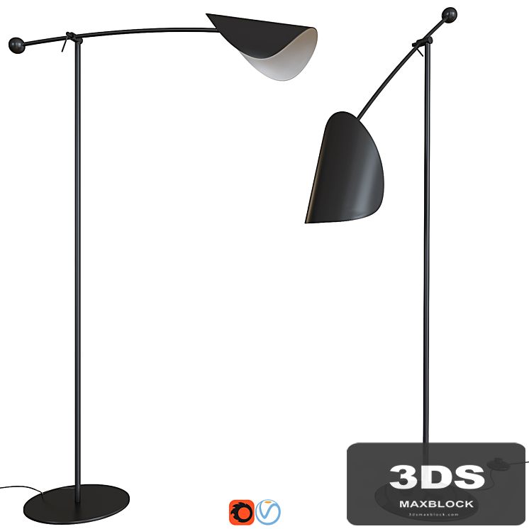 Funambule Adjustable Reading Floor Lamp