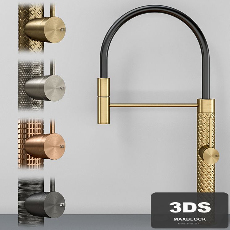 Gessi 316 Collection Kitchen Faucet Set