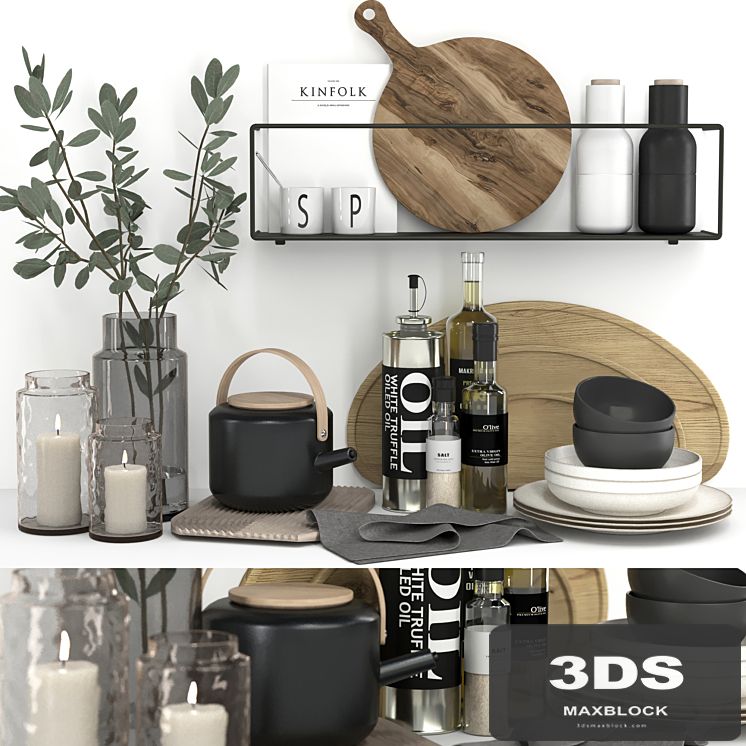 Kitchen accessories 01 - Decorative set 13