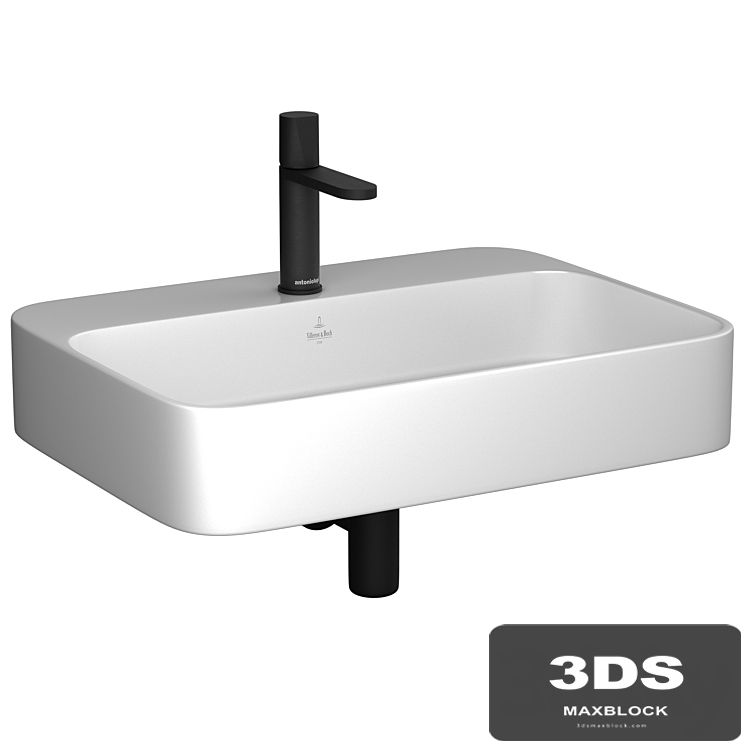 Villeroy & Boch Finion washbasin & Antoniolupi Indigo mixer