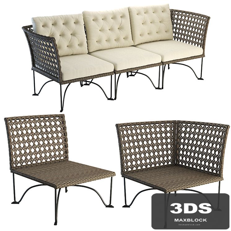 Ikea Jutholmen Modular Garden Sofa