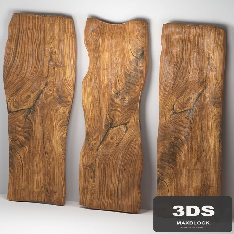 Wooden slabs