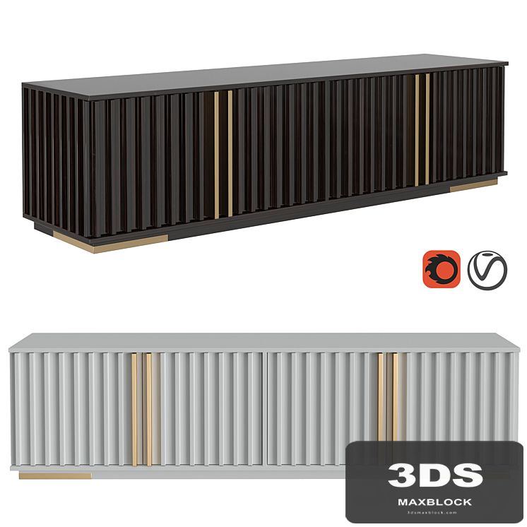 Casa Magna Relevo TV Sideboard