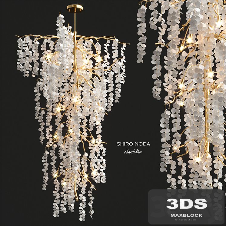 Shiro Noda Chandelier by John Richard