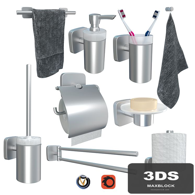 HANSGROHE PuraVida Accessory Set