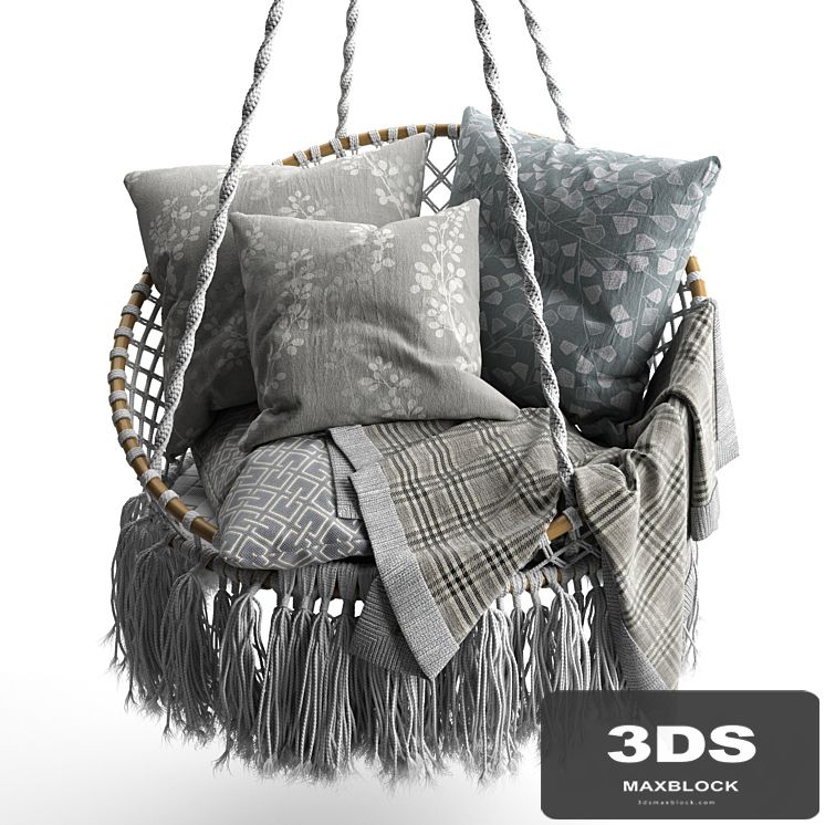 Rattan hammock SPELL Macrame