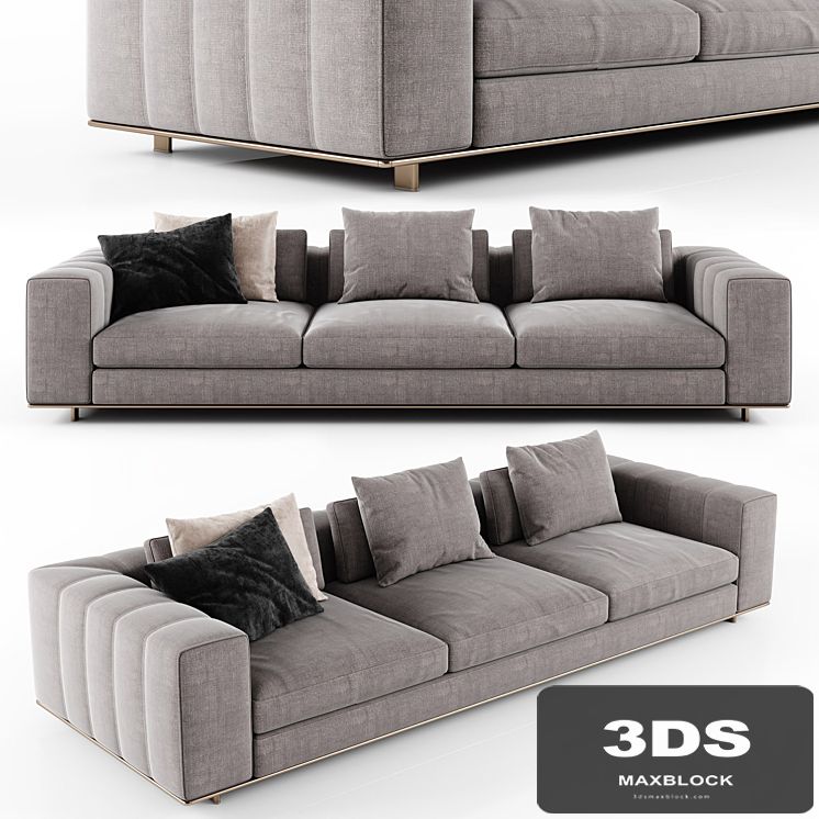 Minotti FREEMAN DUVET 3 seater sofa