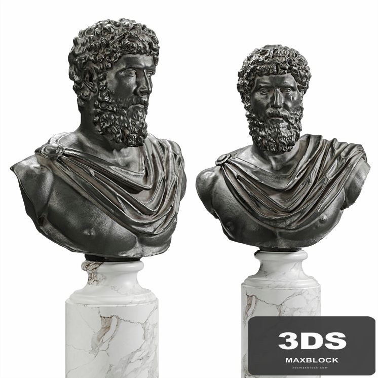 Lucius Verus Bust Black