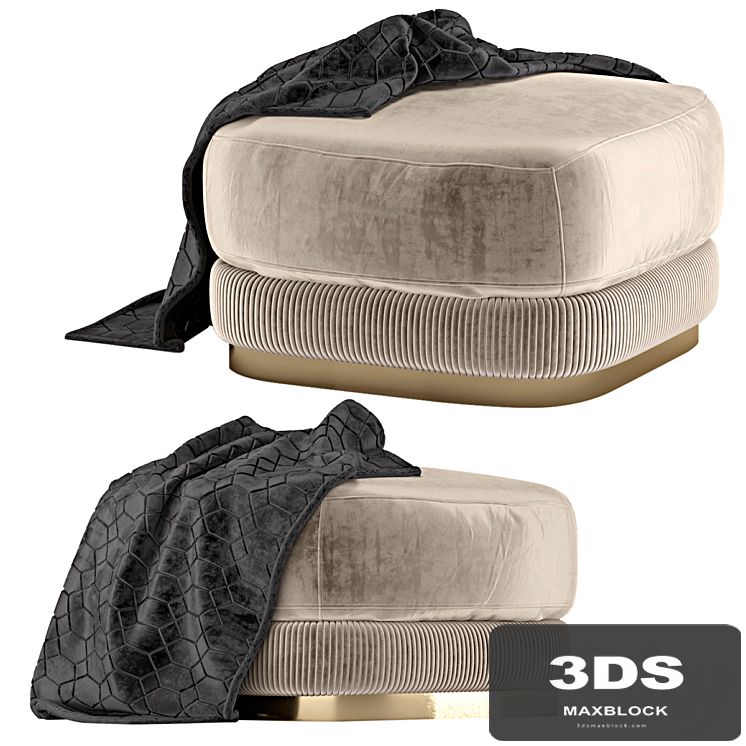 Pouf Rugiano Elisabeth Pouf