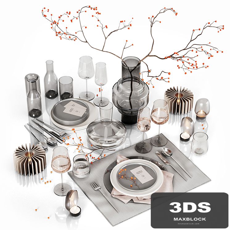 Table setting with rowan 2