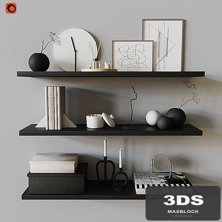 Decorative shelf 03
