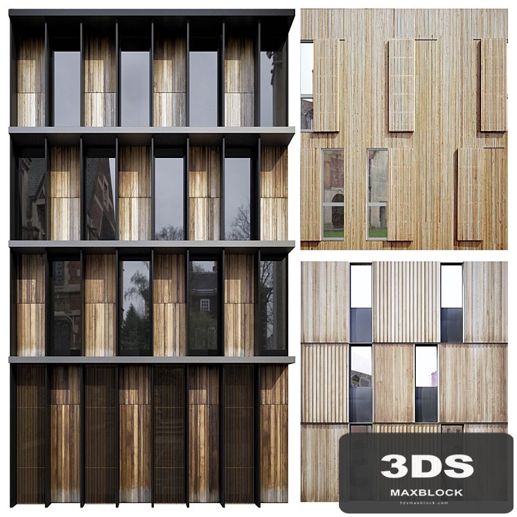 Facades of houses