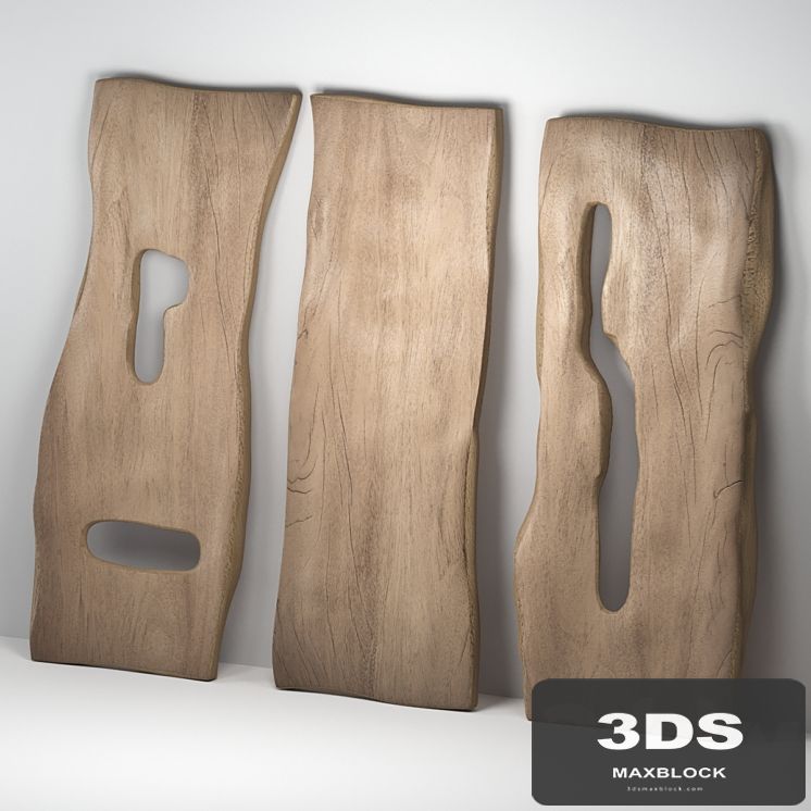 Wooden slabs