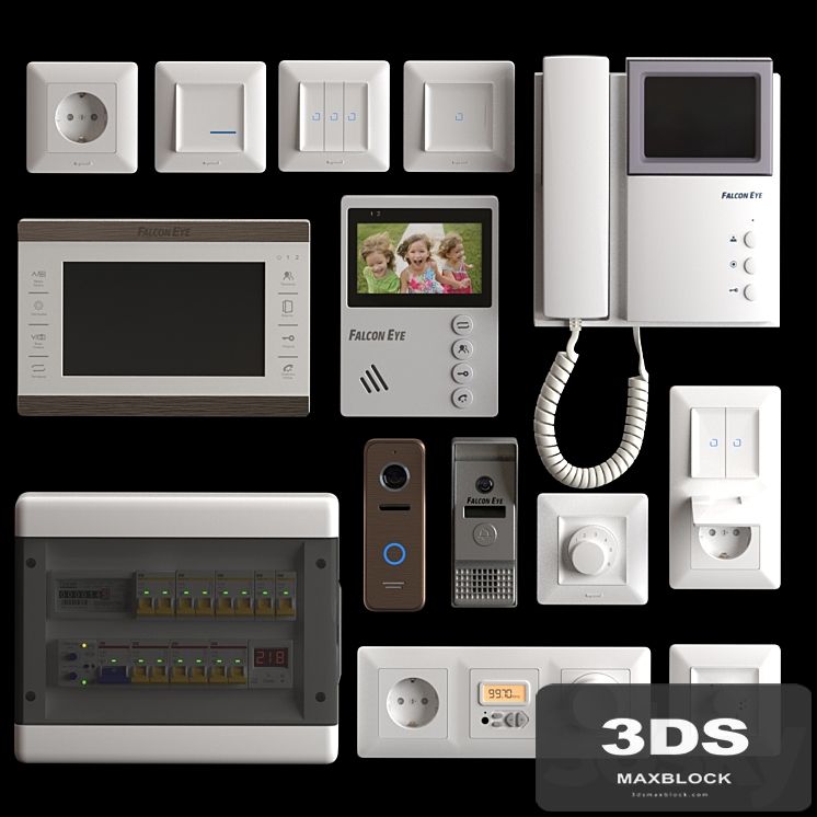 Falcon and Legrand Home Electronics Set