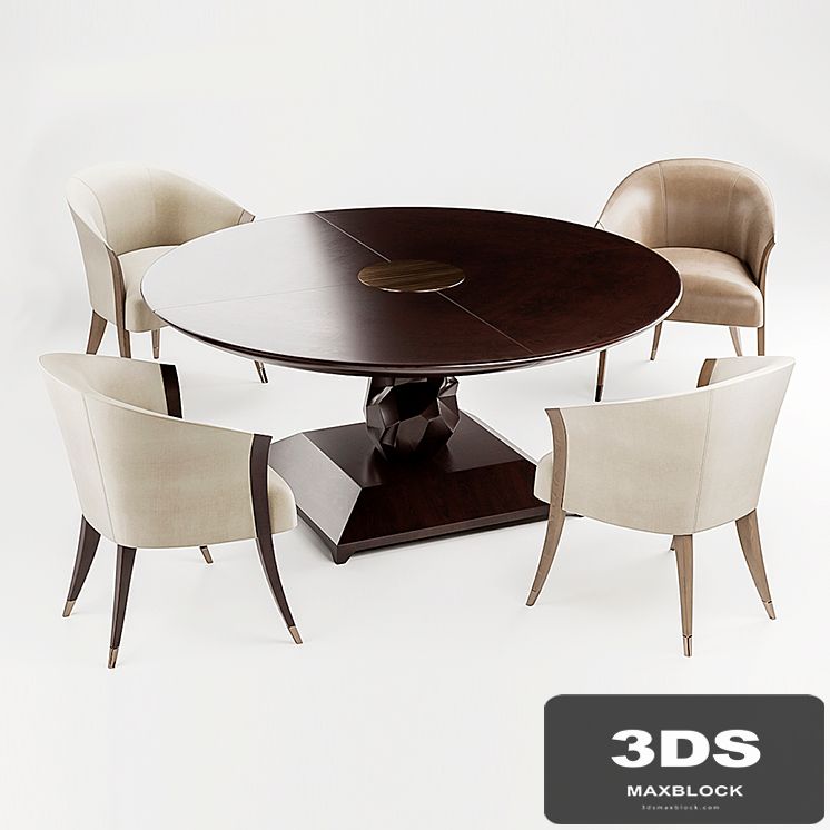 Delilah chair and Daliesque table by Christopher Guy