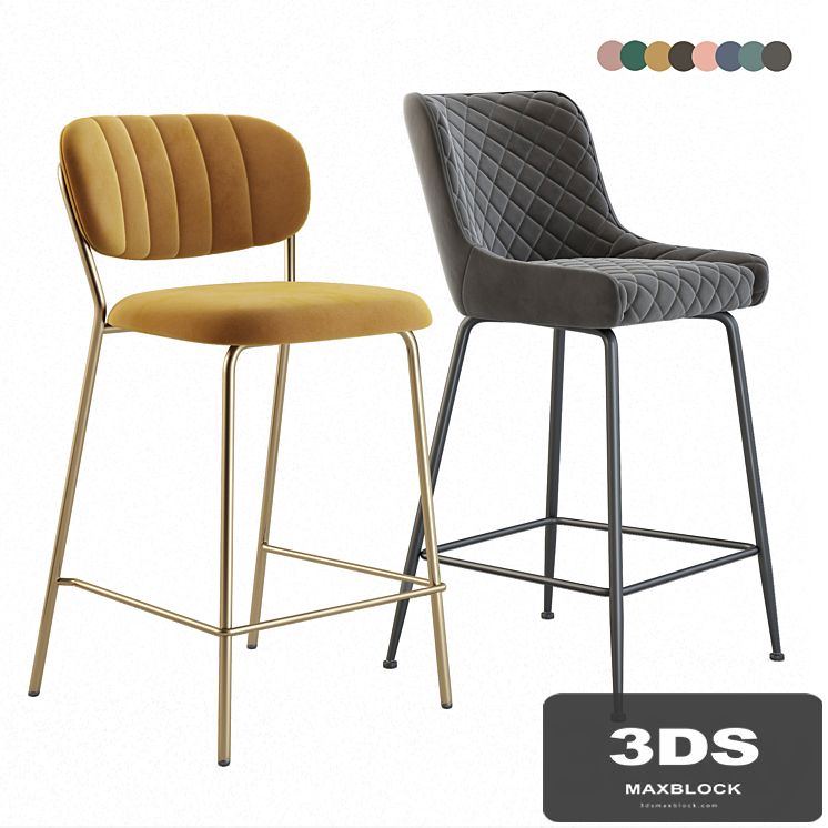 Bar stool Carol _ Jolien. B-120-1 _ Pollo