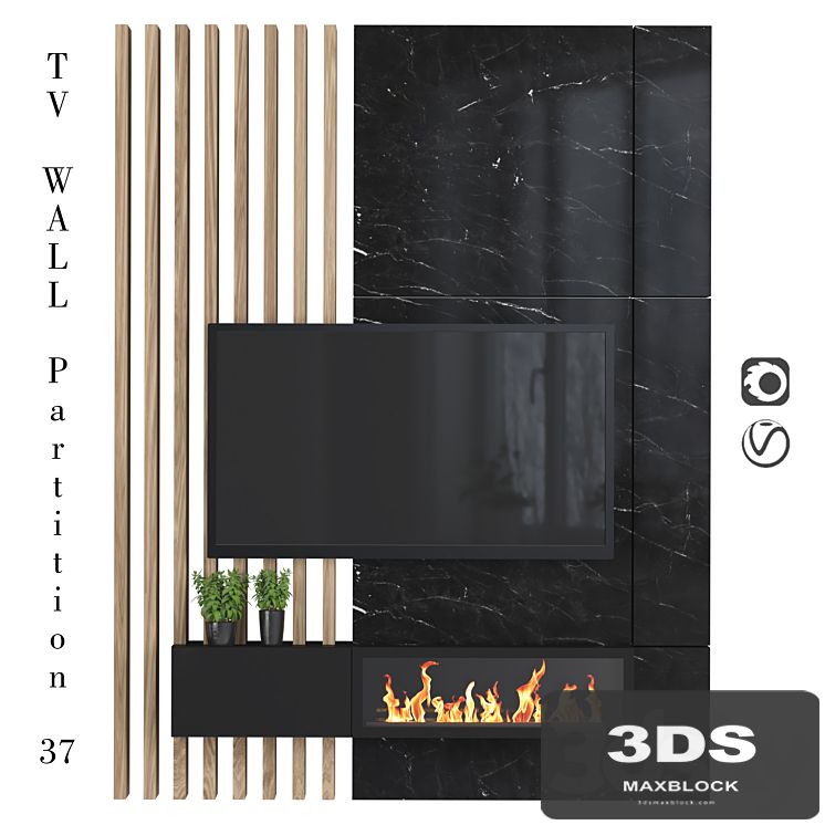 TV Wall partition 37