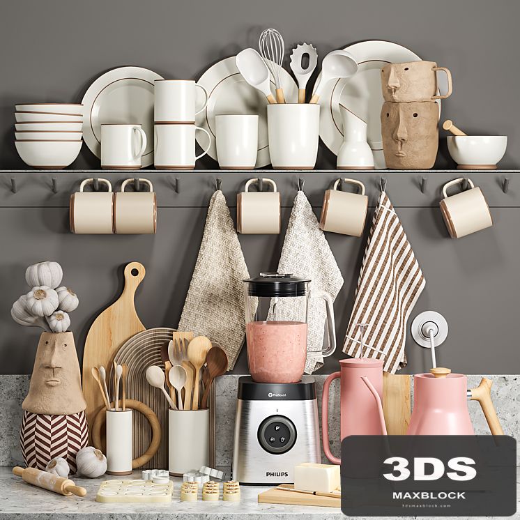 Decorative kitchen set 07