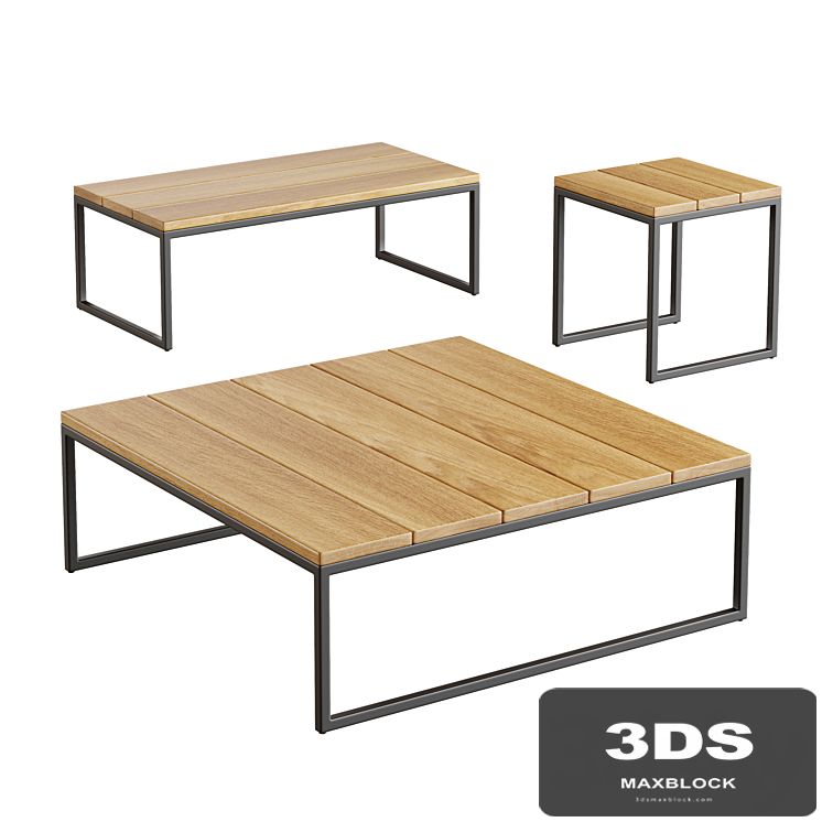 Outdoor garden coffee table Skyline design Nautic