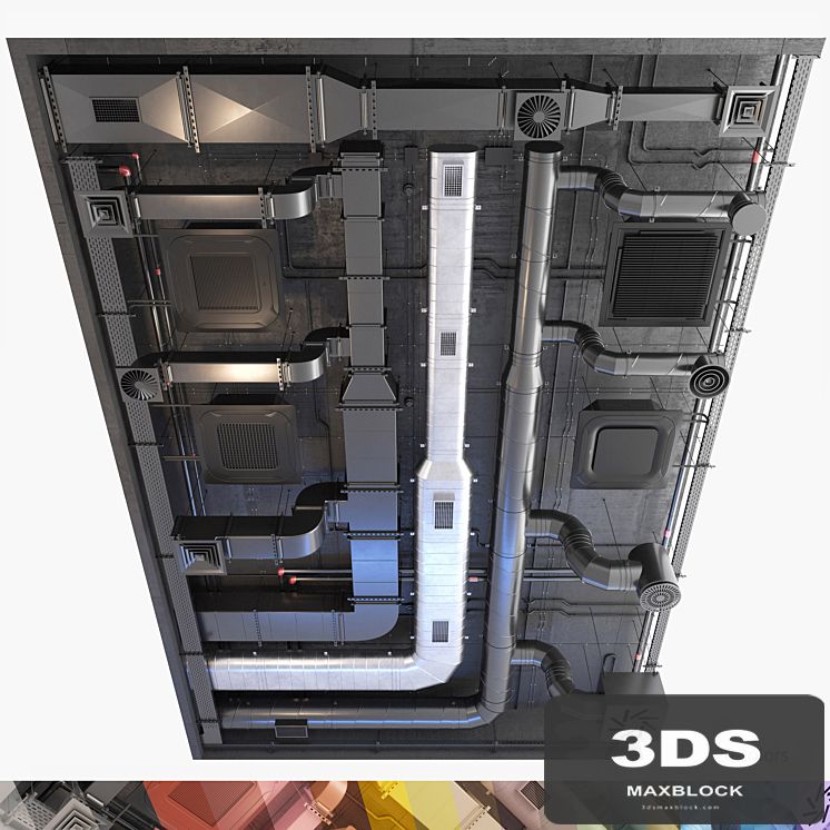 Ventilation system set 02