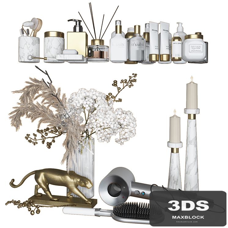 Decorative set in the bathroom_1 part.1
